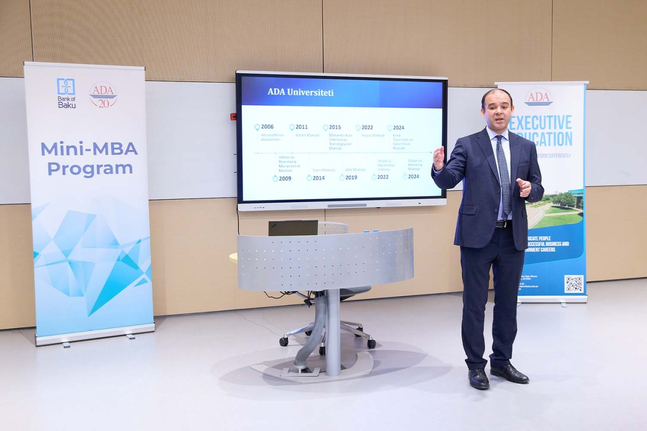 "Bank of Baku" üçün ADA Universitetində II mini MBA proqramı başladı - FOTOLAR